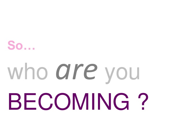 Read more about the article Who are you becoming?